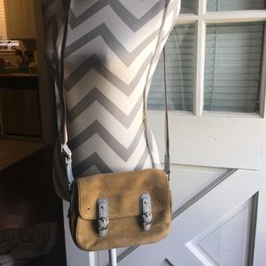 Coach crossbody suede purse